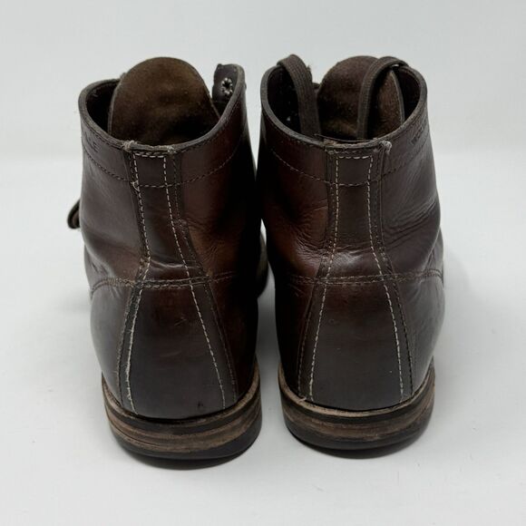 Wolverine 1000 Mile Original Moc Toe Boots Mens 10 D Brown Leather Biker USA